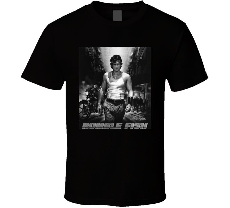 Rumble Fish Matt Dillion Rourke movie 80s film T shirt