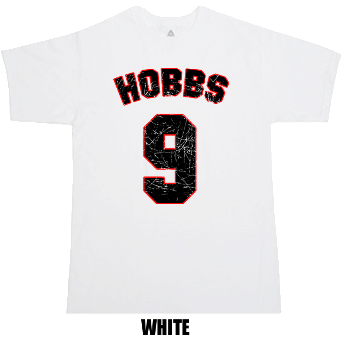 Hobbs 9 The Natural Redford baseball movie white t shirt