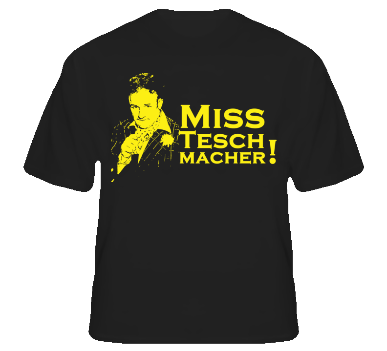 Miss Teschmacher Lex Luthor Gene Hackman Funny Black T  T shirt
