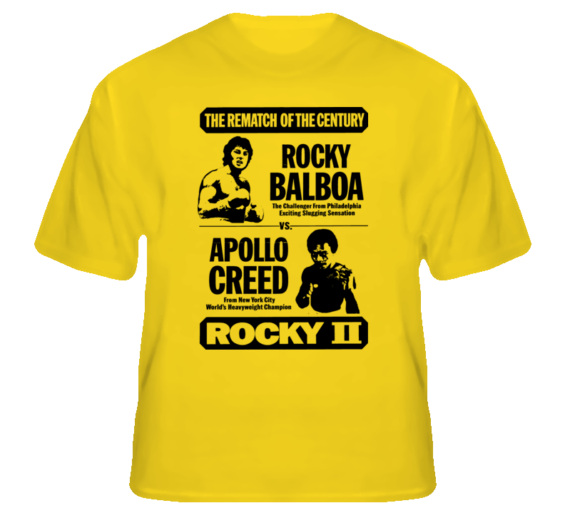 Rocky Ii Apollo Creed Boxing Movie T Shirt T shirt