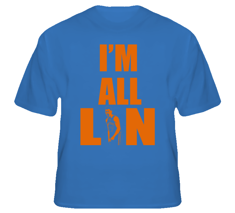 Jeremy Lin Im All Lin Ny Basketball Chinese T Shirt T shirt