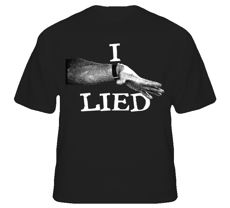 Commando Arnold I Lied Funny Quote Movie T Shirt T shirt