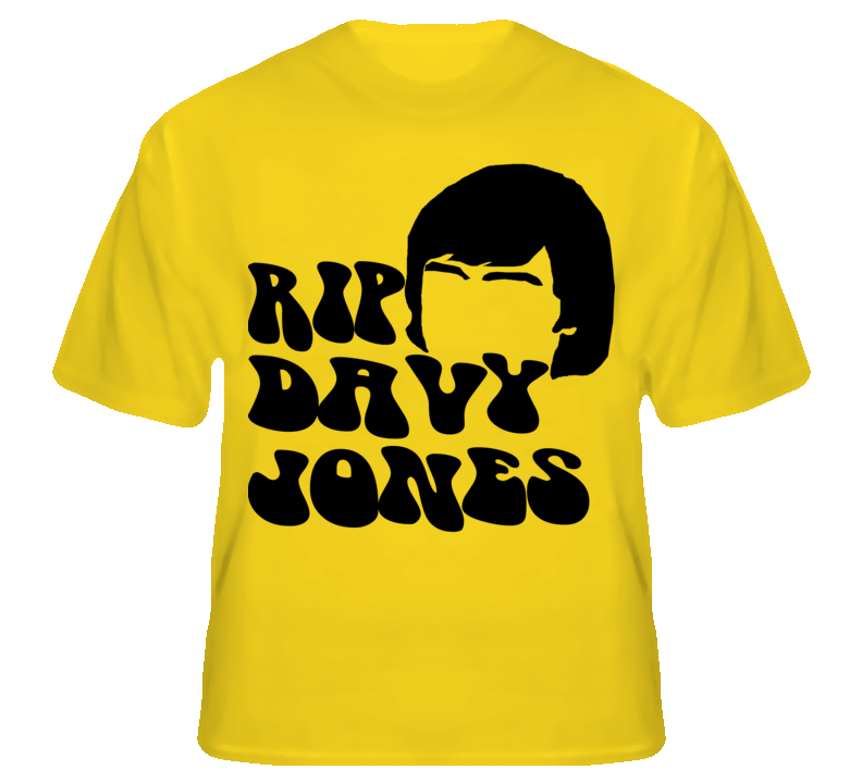 Rip Davy Jones Monkees Music Tv Rock T shirt
