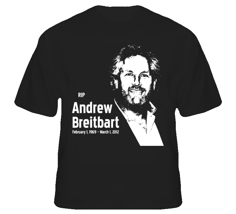 Rip Andrew Breitbart Conservative Talk Political T shirt