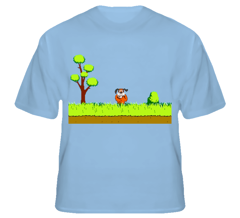 Duck Hunt Video Game Retro Old School Funny T shirt