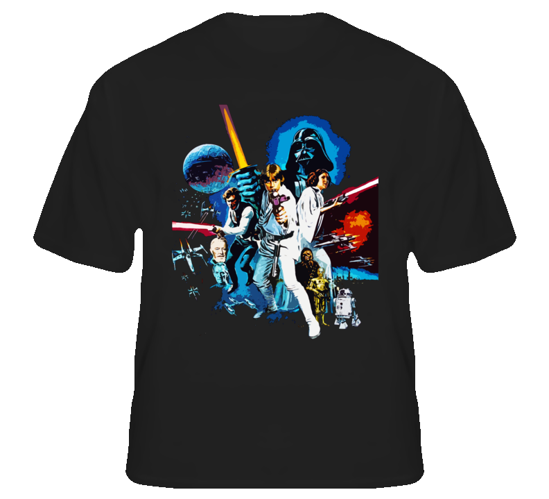Star Wars Original Poster On A Tee Darth Vader T shirt