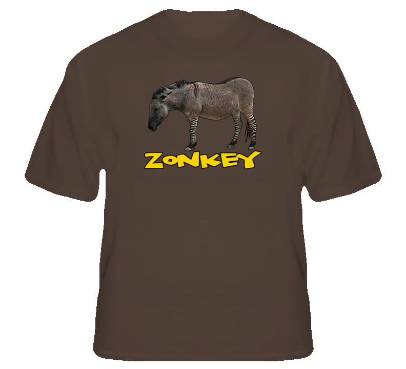 Zonkey zebra donkey hybird funny natural T shirt