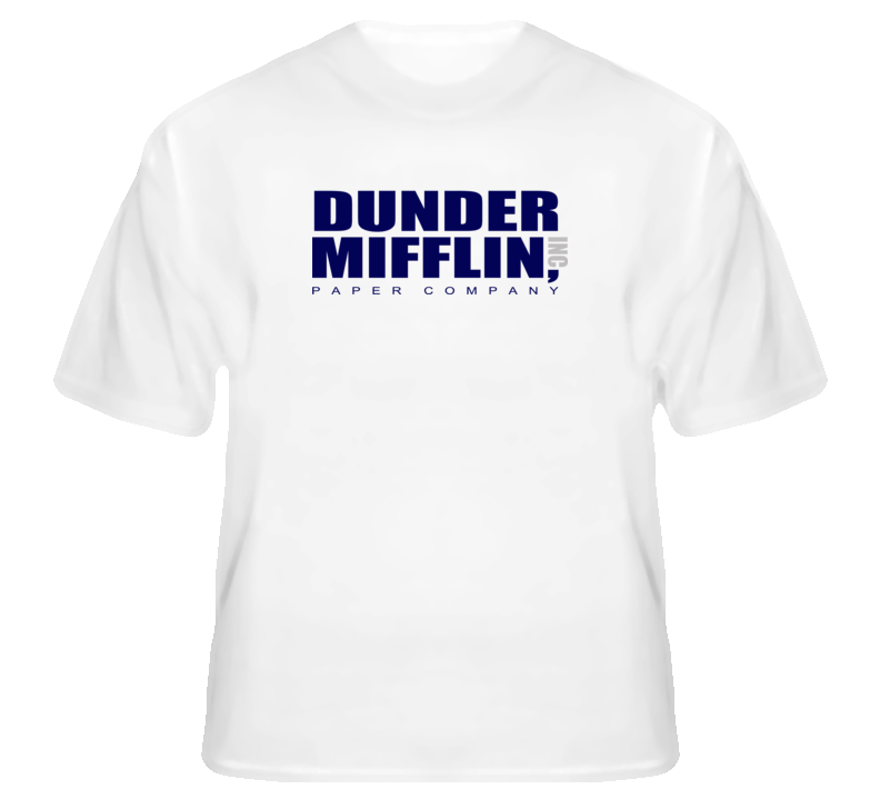 Dunder Mifflin INC Paper company Office funny tshirt