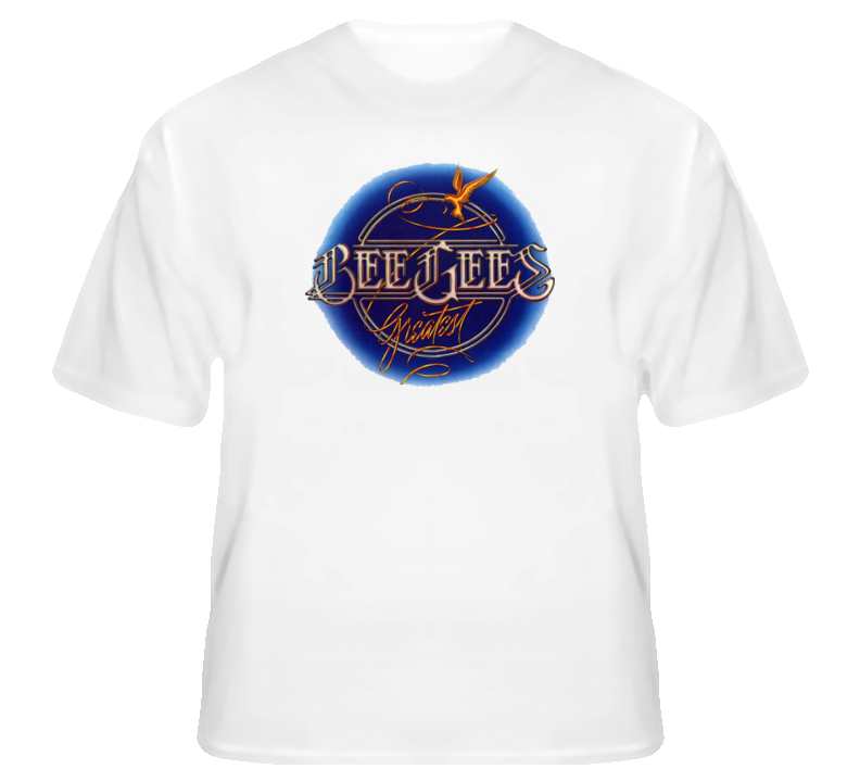 The BeeGees disco rock 70s Gibb t shirt