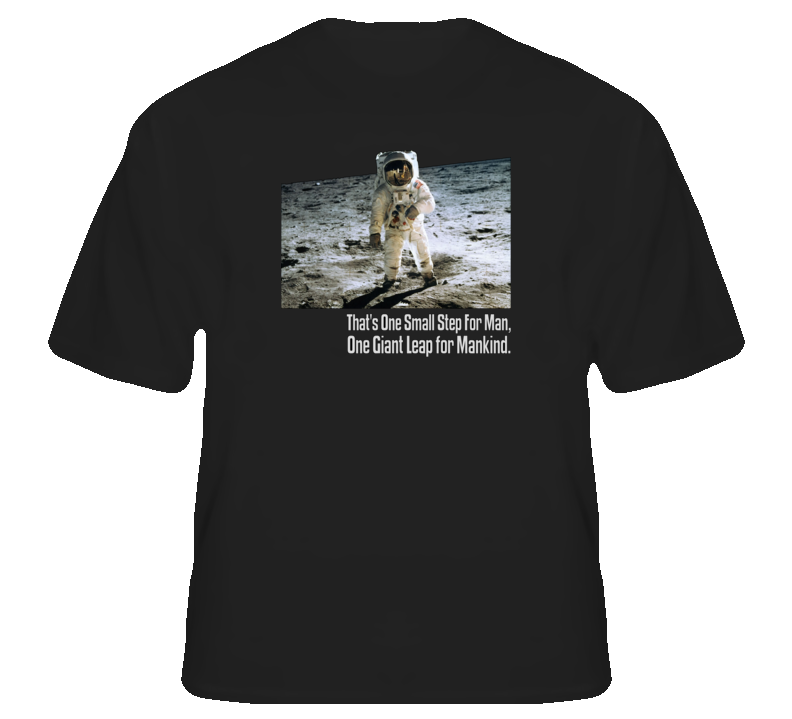 Neil Armstrong 1st man on moon rip American USA astronaut space t shirt