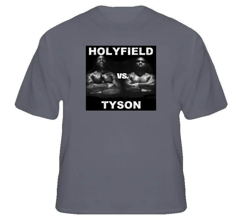 Holyfield vs Tyson Boxing champ boxer t shirt