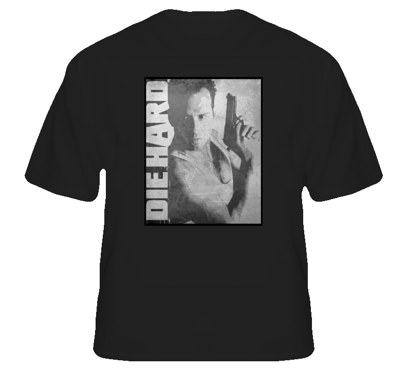 Die Hard Bruce Willis action movie John McClane t shirt