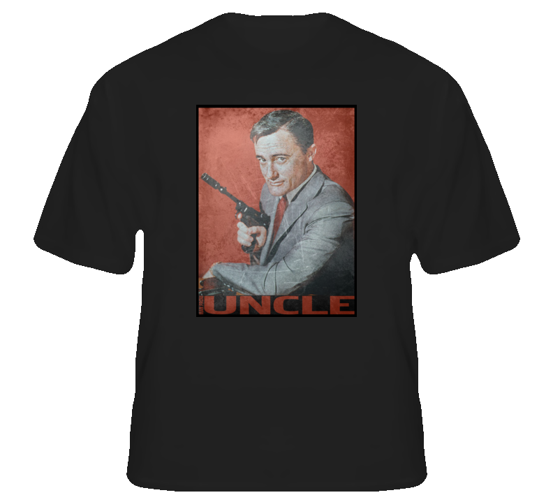 Napolean Solo Man from Uncle 60s tv spy t shirt