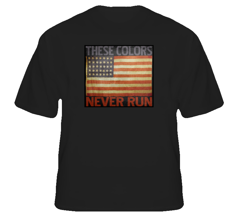 These colors never run USA redneck cowboy patriot t shirt