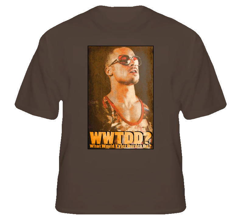 wwtdd What Would Tyler Durden Do funny fightclub movie classic t shirt