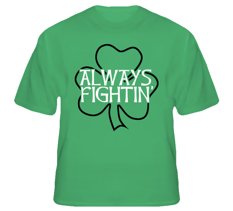 Irish Always Fightin' Boxing MMA football sports college fan t shirt