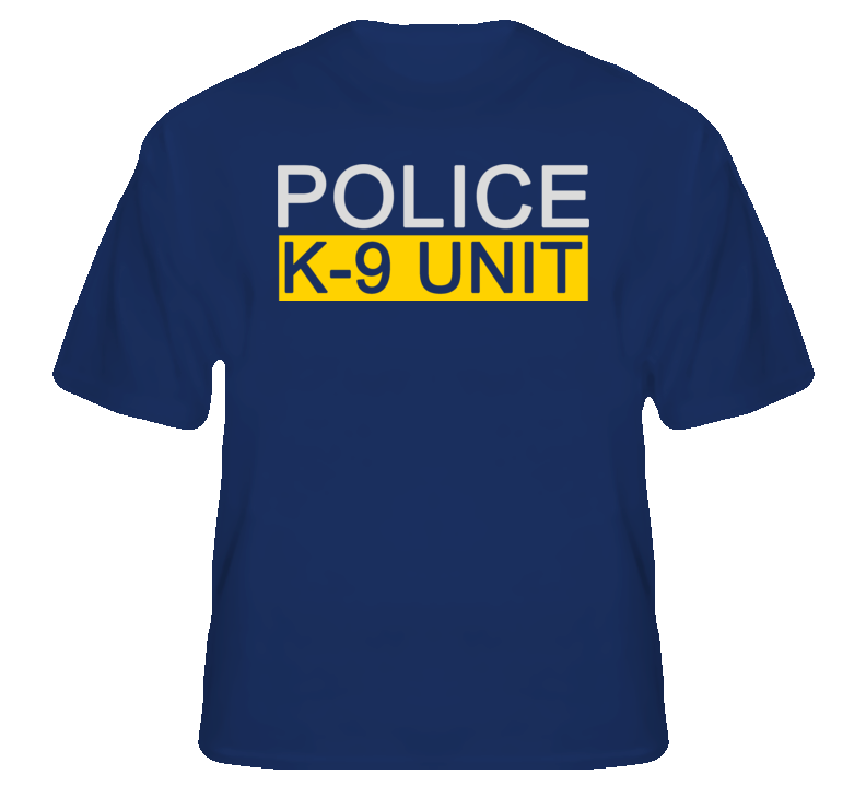 Police K-9 Unit fan uniform dog Emergency worker t shirt