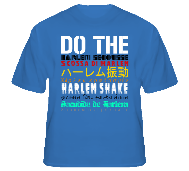 Harlem Shake dance funny viral video fan craze t shirt