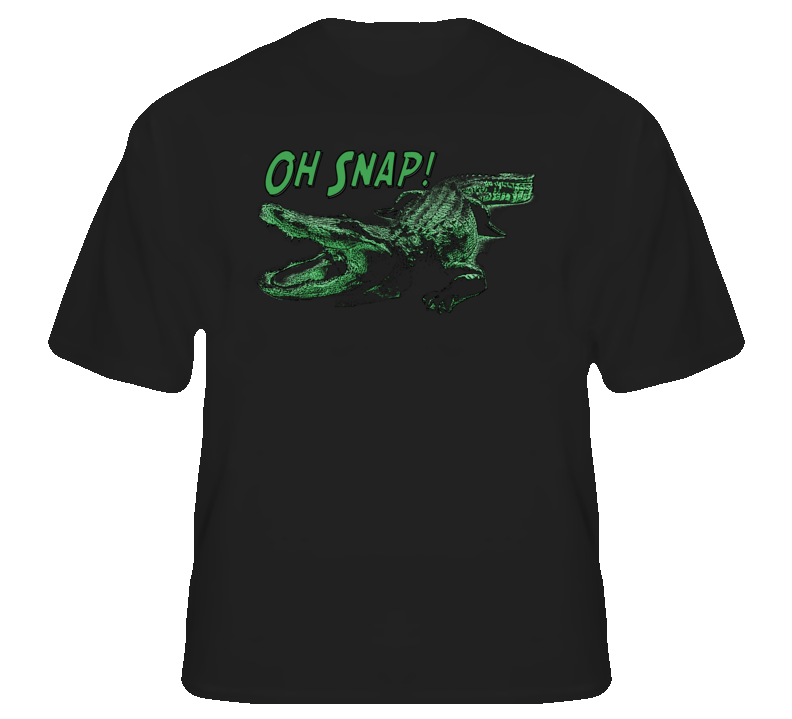 Oh Snap Alligator funny animal fan gator hunter fan t shirt