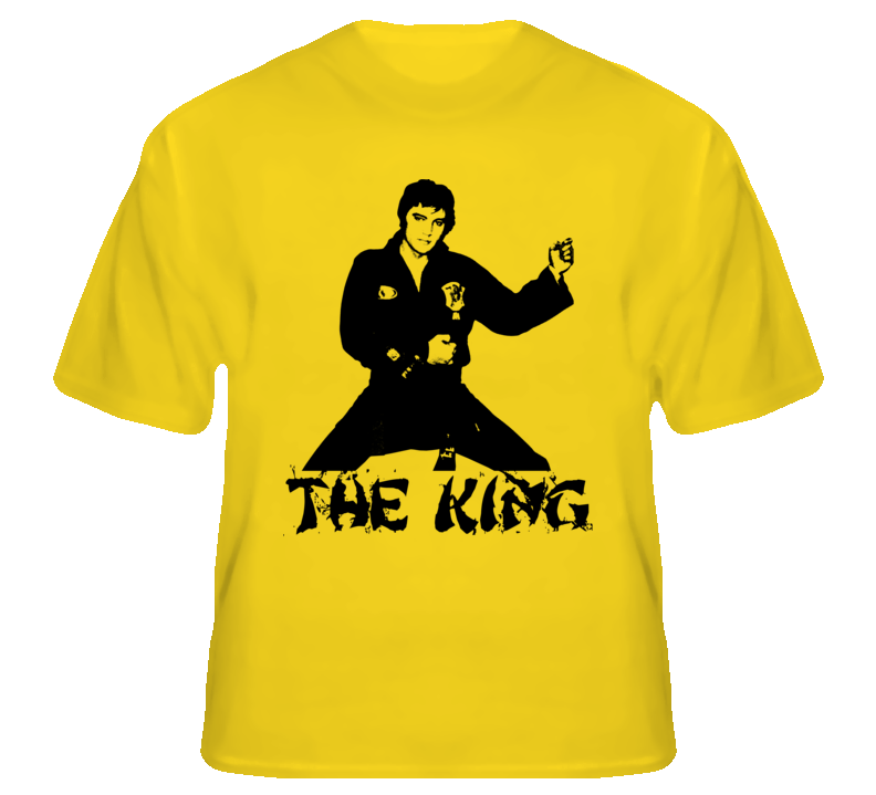 The King Karate rock n roll music MMA t shirt