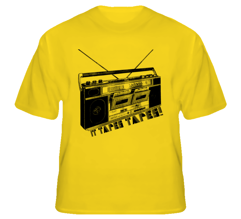 It Tapes Tapes funny 70s 80s old school fan t shirt
