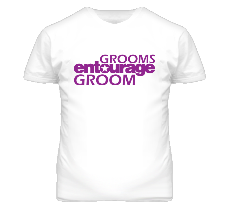 Grooms Entourage Groom wedding stag Jack & Jill t shirt 