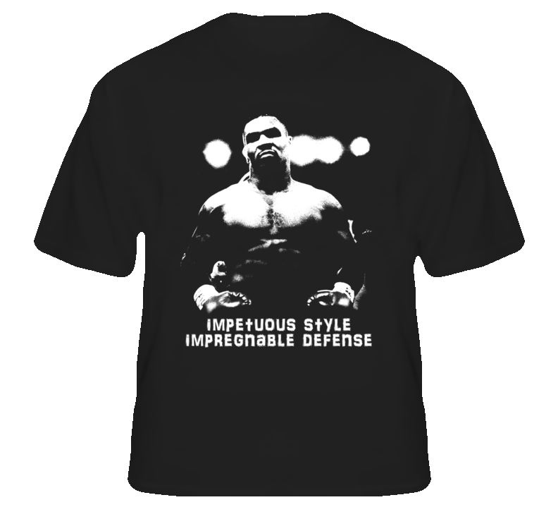 Mike Tyson Boxer Champion Legend Quote Boxing fan t shirt