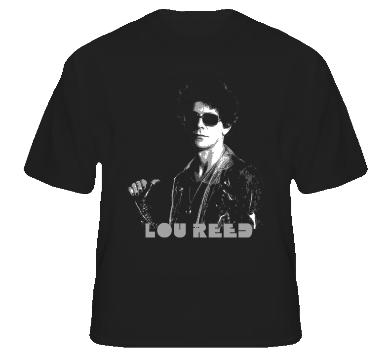Lou Reed punk rock star vintage concert RIP t shirt