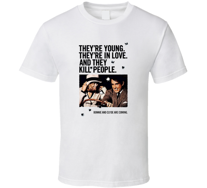 Bonnie And Clyde Beatty Dunaway Classic Movie Fans Only T Shirt