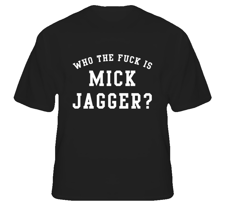 Who the F is Mick Keith rock legends classic fan t shirt