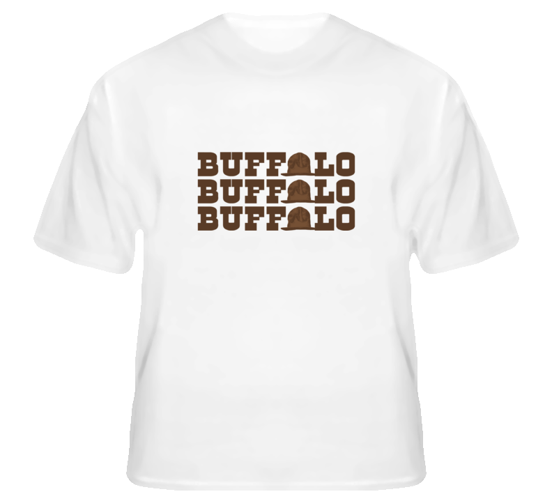 Buffalo Jelly Mould Mountain Hat Style Rap Music t shirt