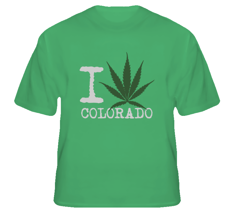 I Smoke Weed Colorado Legalized fan t shirt