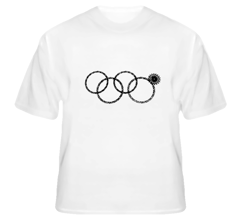Olympic Ring Fail Sochi  Russia Winter Games t shirt
