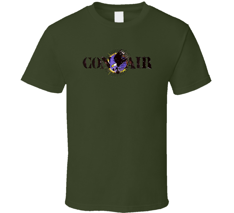 Con Air Logo Cool Movie Nic Cage Fan T Shirt