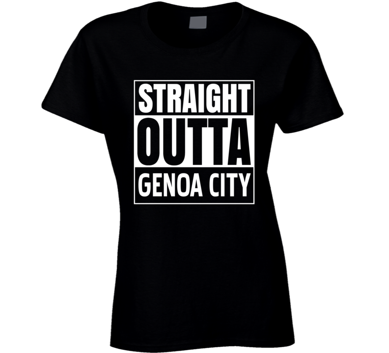 Straight Outta Genoa City Y&R Soap Funny Parody T Shirt