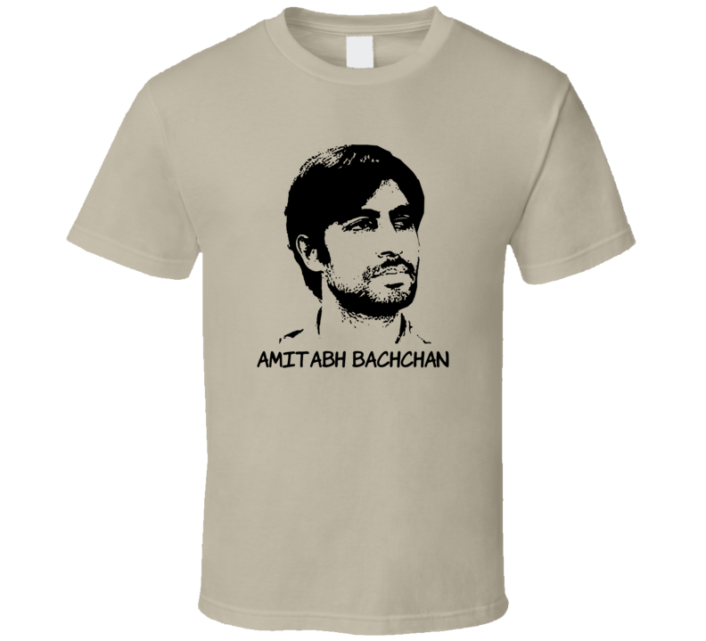 Amitabh Bachchan Hindi Bollywood Movie Actor India Fan T Shirt