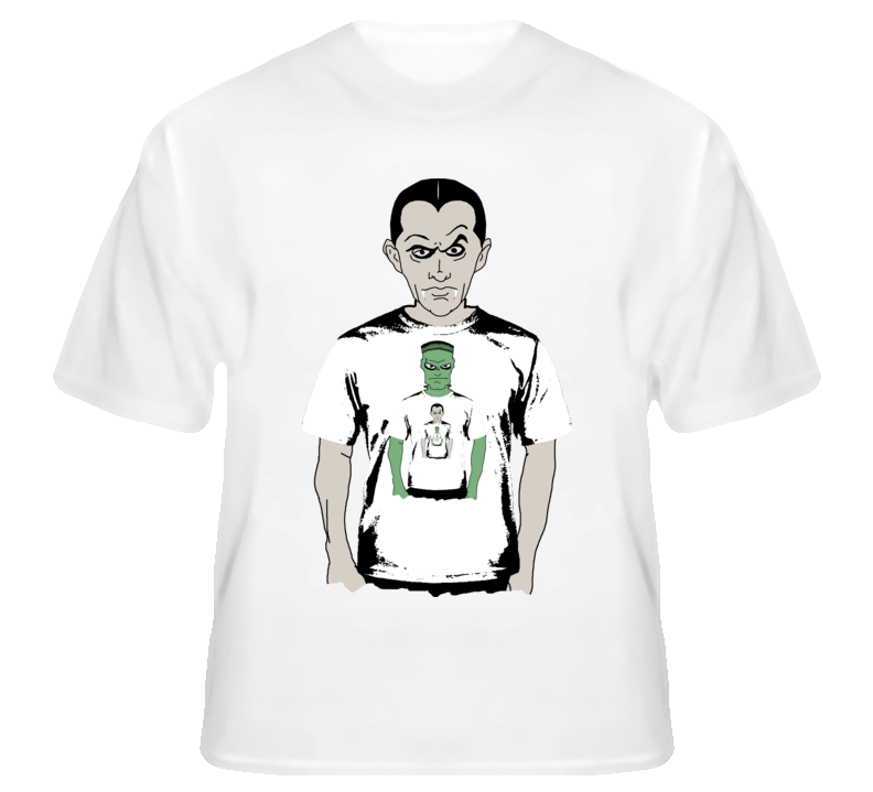 Dracula Wearing Frankenstein Monster Mash Funny Parody T Shirt