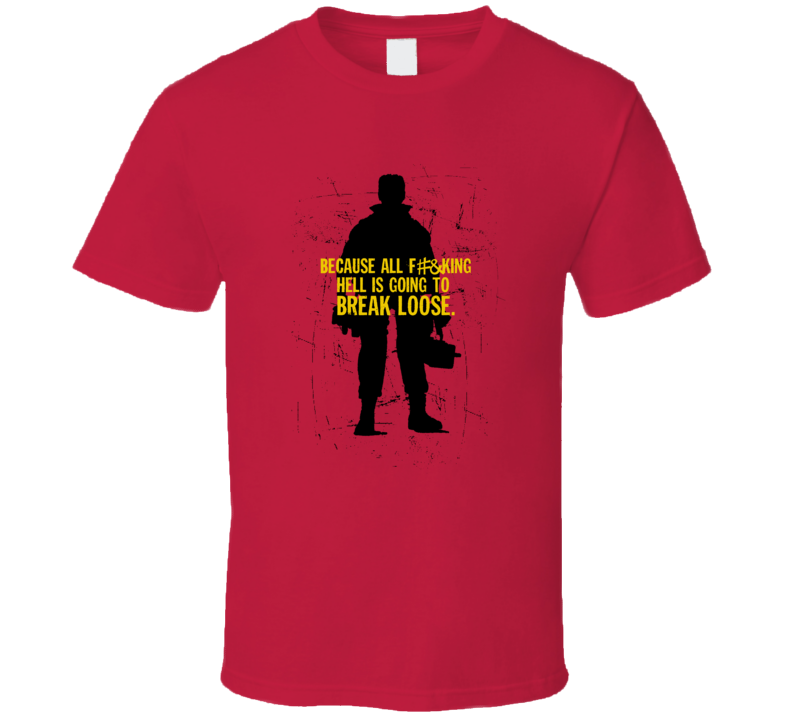 Commando Quote Hell Arnold Schwarzenegger Movie Fan T Shirt