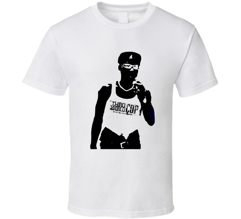 Third World Cop Capone Jamaican Ganster Movie Fan T Shirt