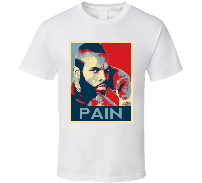 Rocky III Clubber Lang Mr T Pain Hope Movie Fan T Shirt