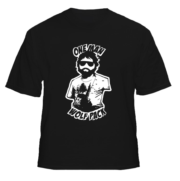 Hangover One Man Wolfpack Funny T Shirt 