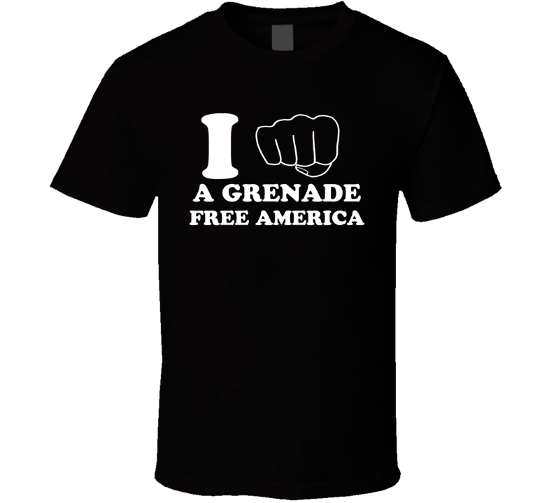 Jersey Shore Fistbump Grenade Free T Shirt 