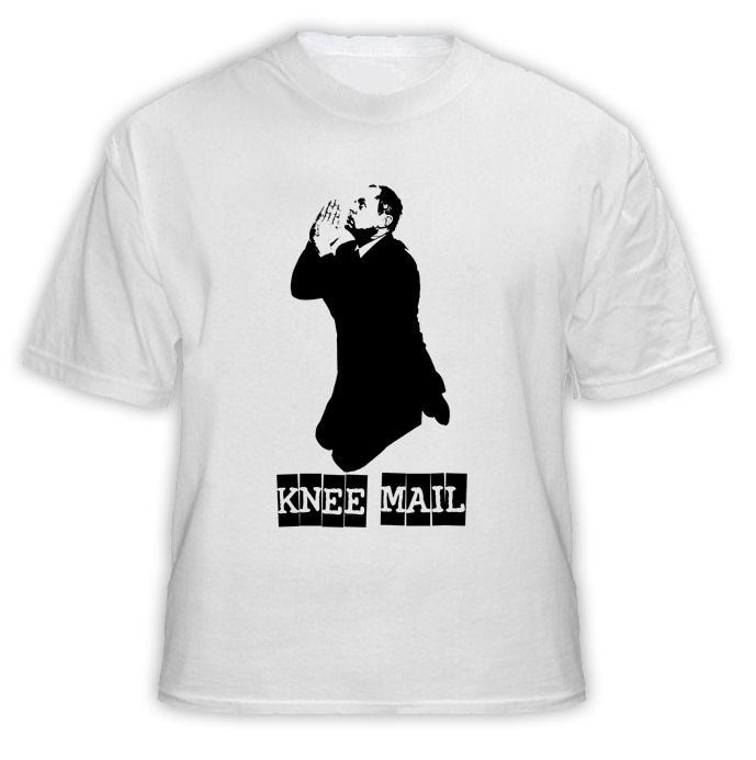 Knee Mail Funny Religious T Shirt 