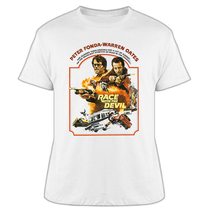 Race With The Devil Movie Peter Fonda Poster T Shirt 