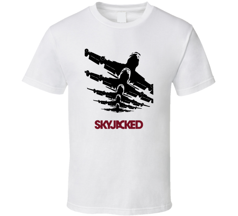 Skyjacked Charlton Heston Movie 70s Cult Fan T Shirt