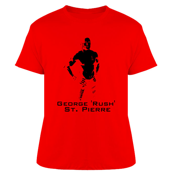 George St Pierre Rush Mma Fighter Quebec T Shirt 
