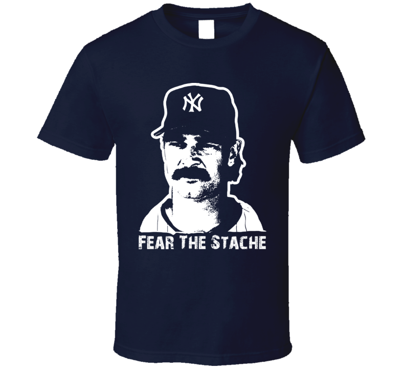 Don Mattingly Fear The Stache Baseball T Shirt 