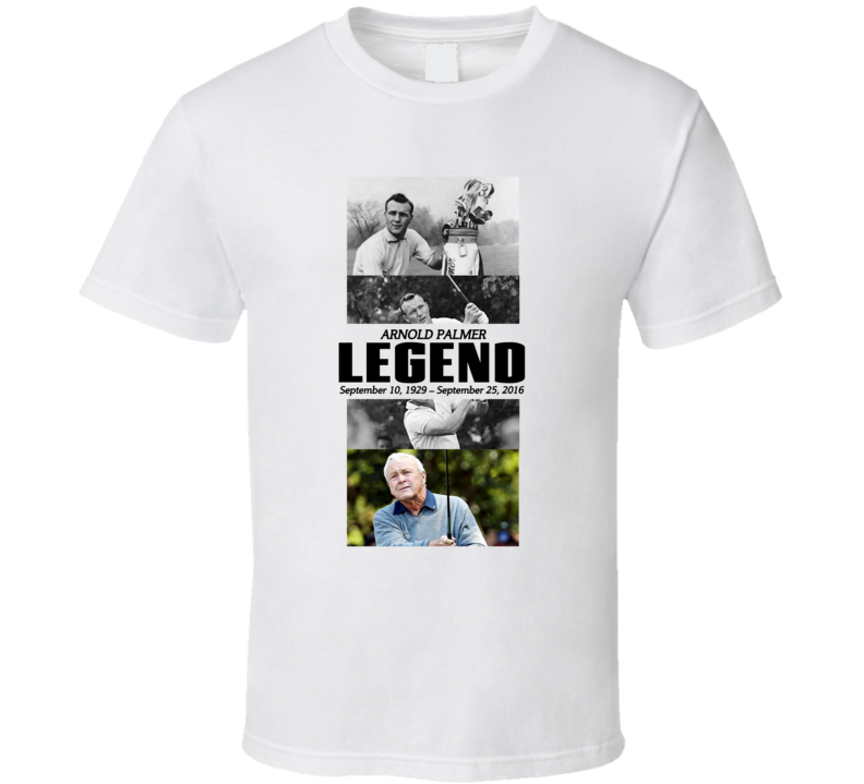 Arnold Palmer Golf Legend Golfing Fan T Shirt