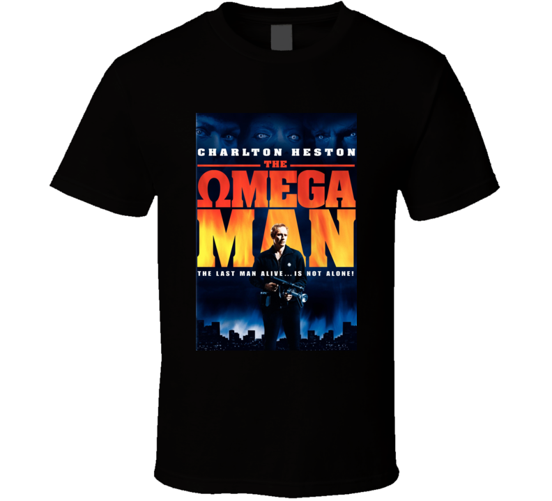 The Omega Man Charlton Heston movie t shirt