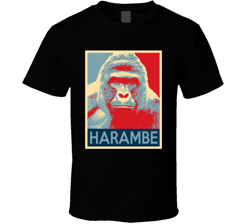Harambe Gorilla Zoo RIP Pray Hope T Shirt